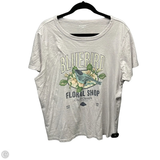 Top Short Sleeve By Old Navy In Purple, Size: Xl