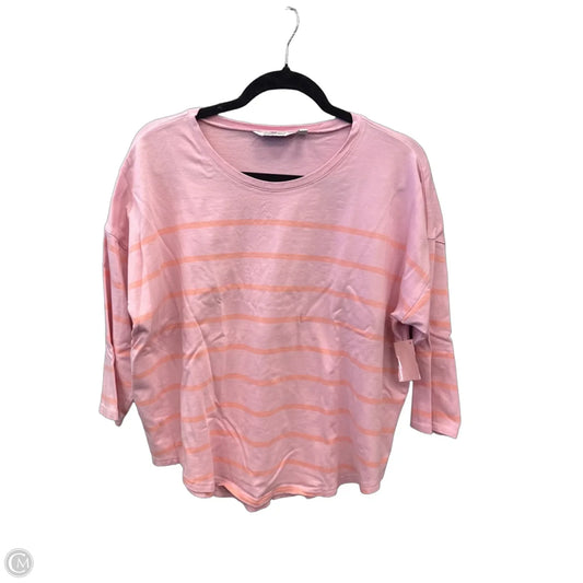 Top 3/4 Sleeve By Vineyard Vines In Pink, Size: M