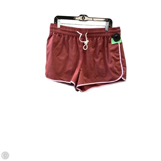 Athletic Shorts By Wild Fable In Maroon, Size: L