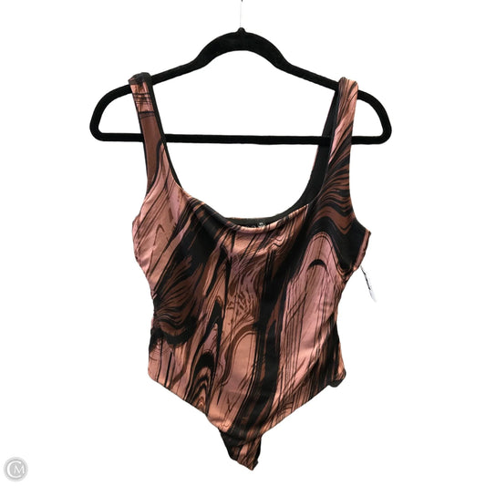Bodysuit By Windsor In Black & Brown, Size: Xl