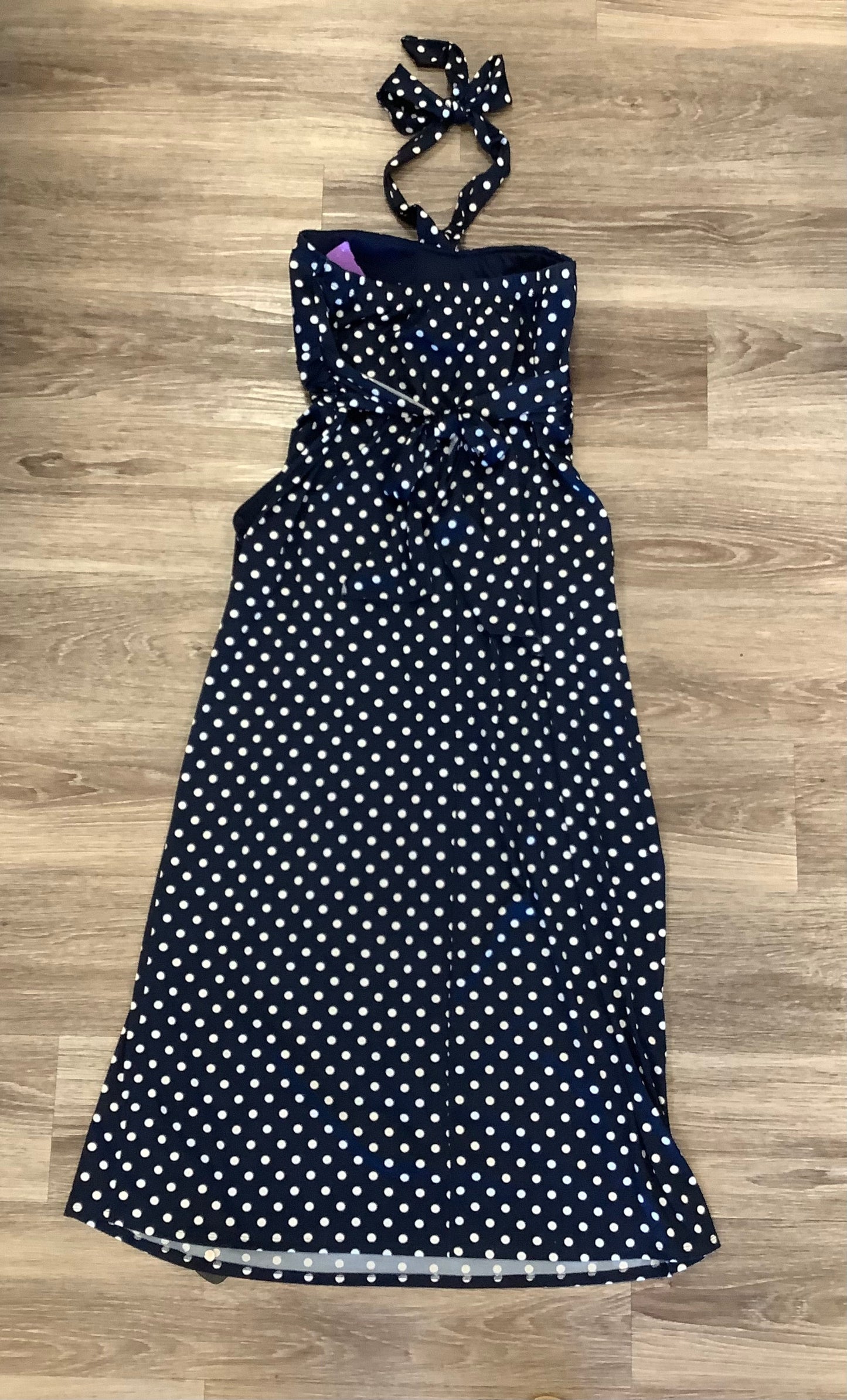 Polkadot Pattern Dress Casual Maxi Clothes Mentor, Size 1x