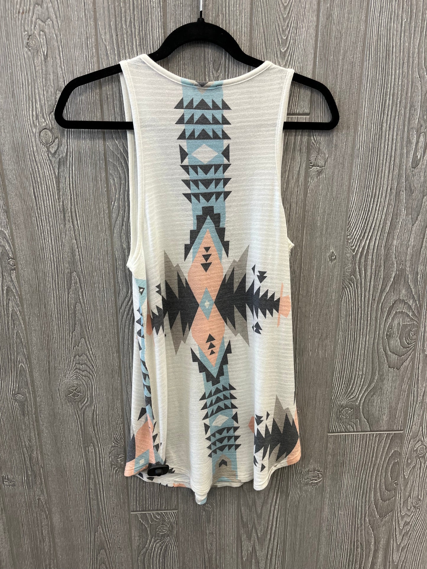 White Top Sleeveless Clothes Mentor, Size M