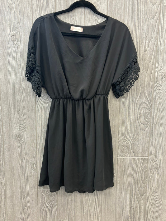 Black Dress Casual Midi Clothes Mentor, Size S