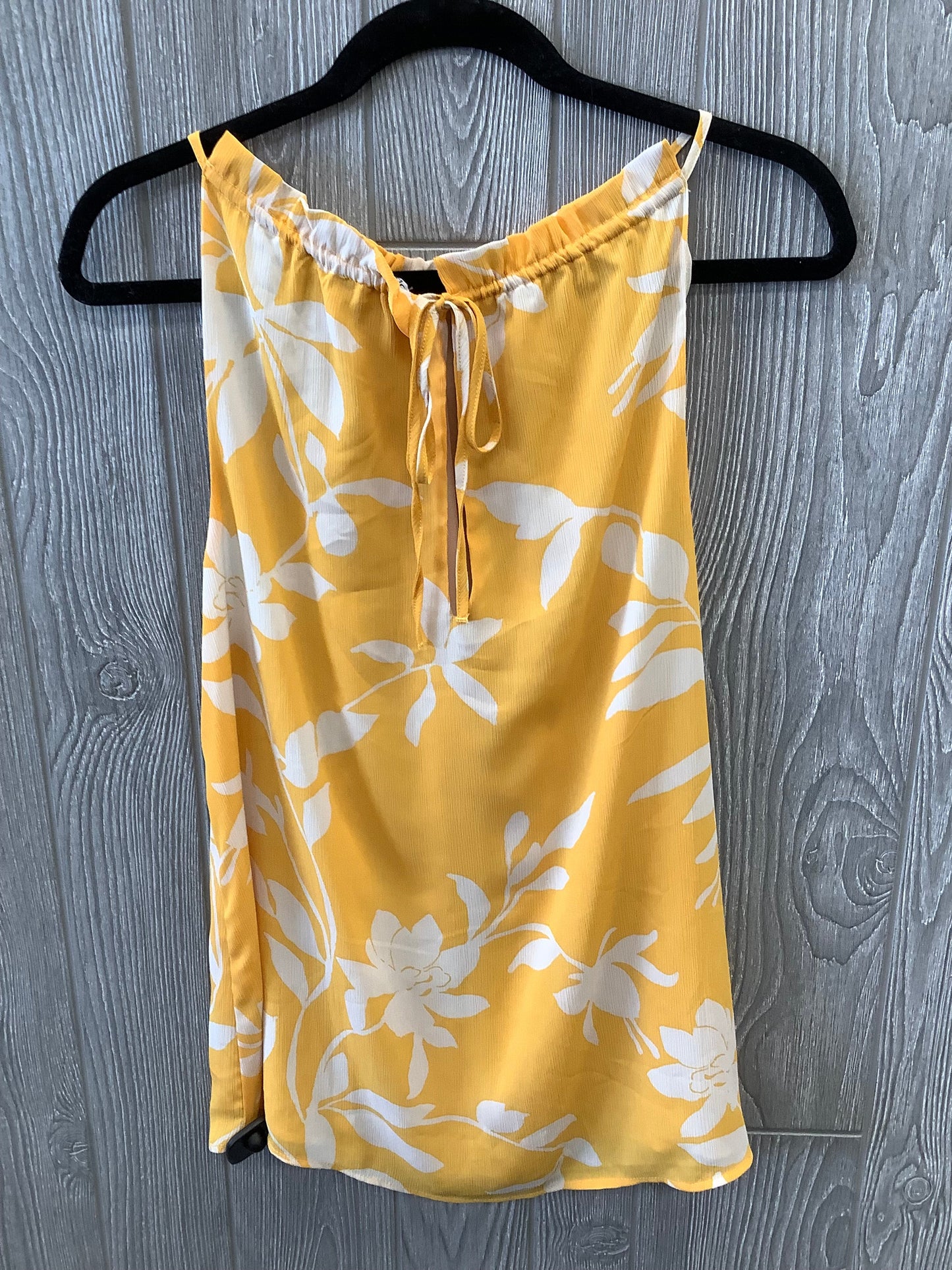 Yellow Top Sleeveless Ophelia Roe, Size M