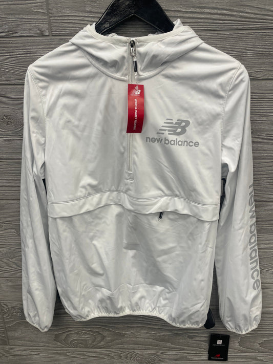 White Athletic Jacket New Balance, Size M