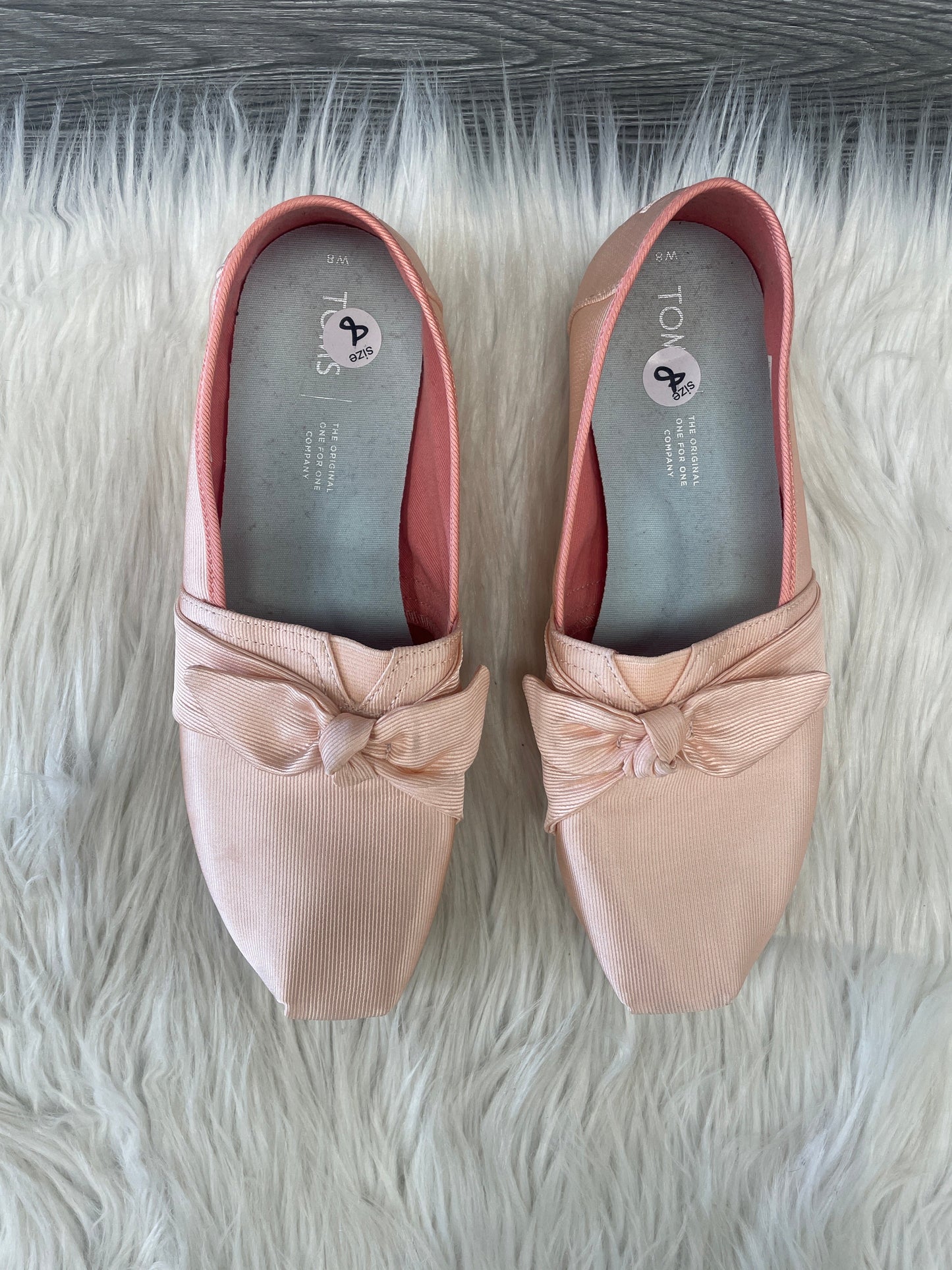 Shoes Flats By Toms In Pink, Size: 8