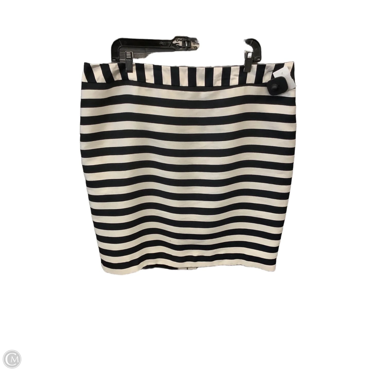 Skirt Midi By Worthington In Striped Pattern, Size: 18