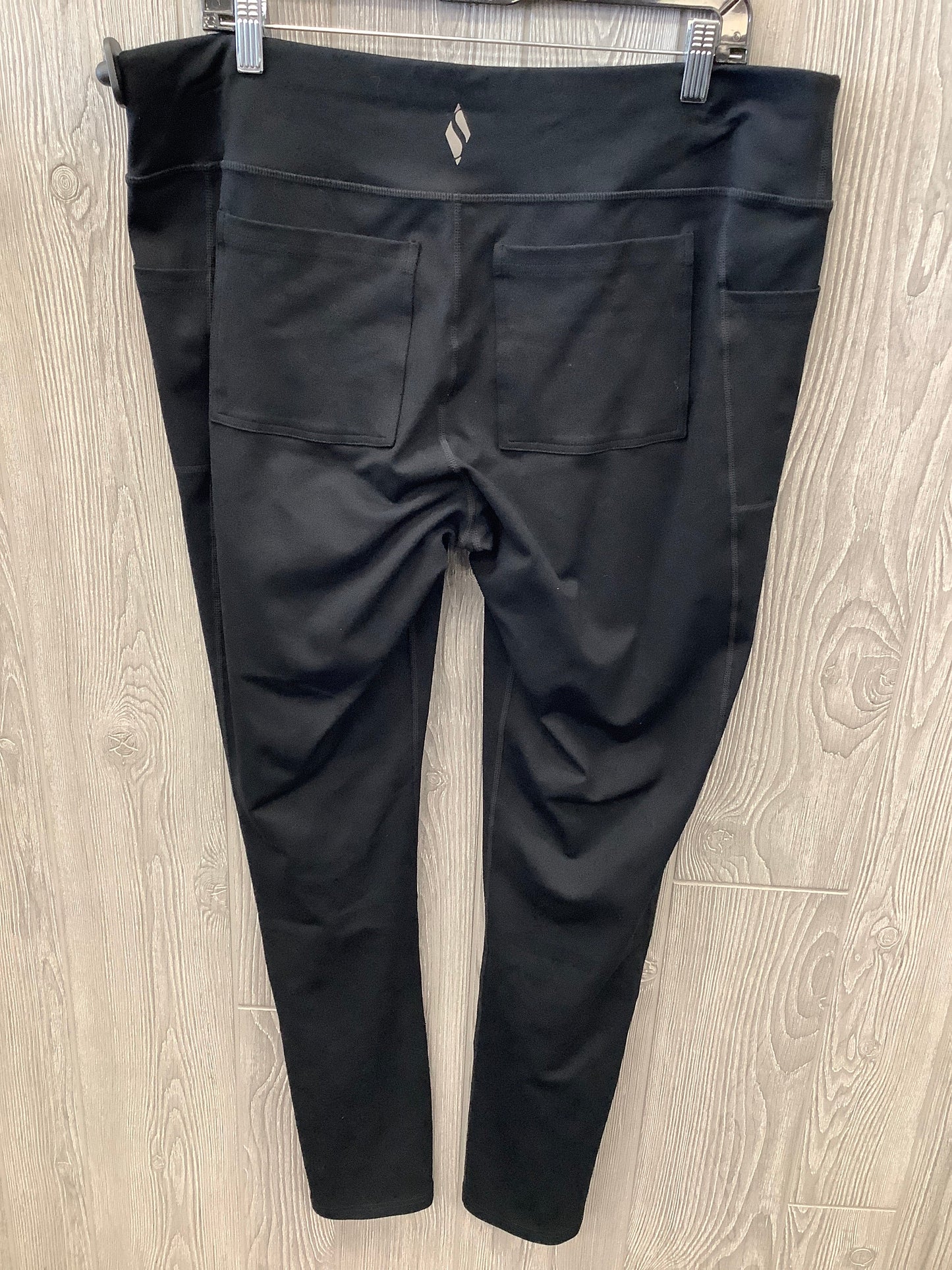 Athletic Pants By Skechers In Black, Size: 2x