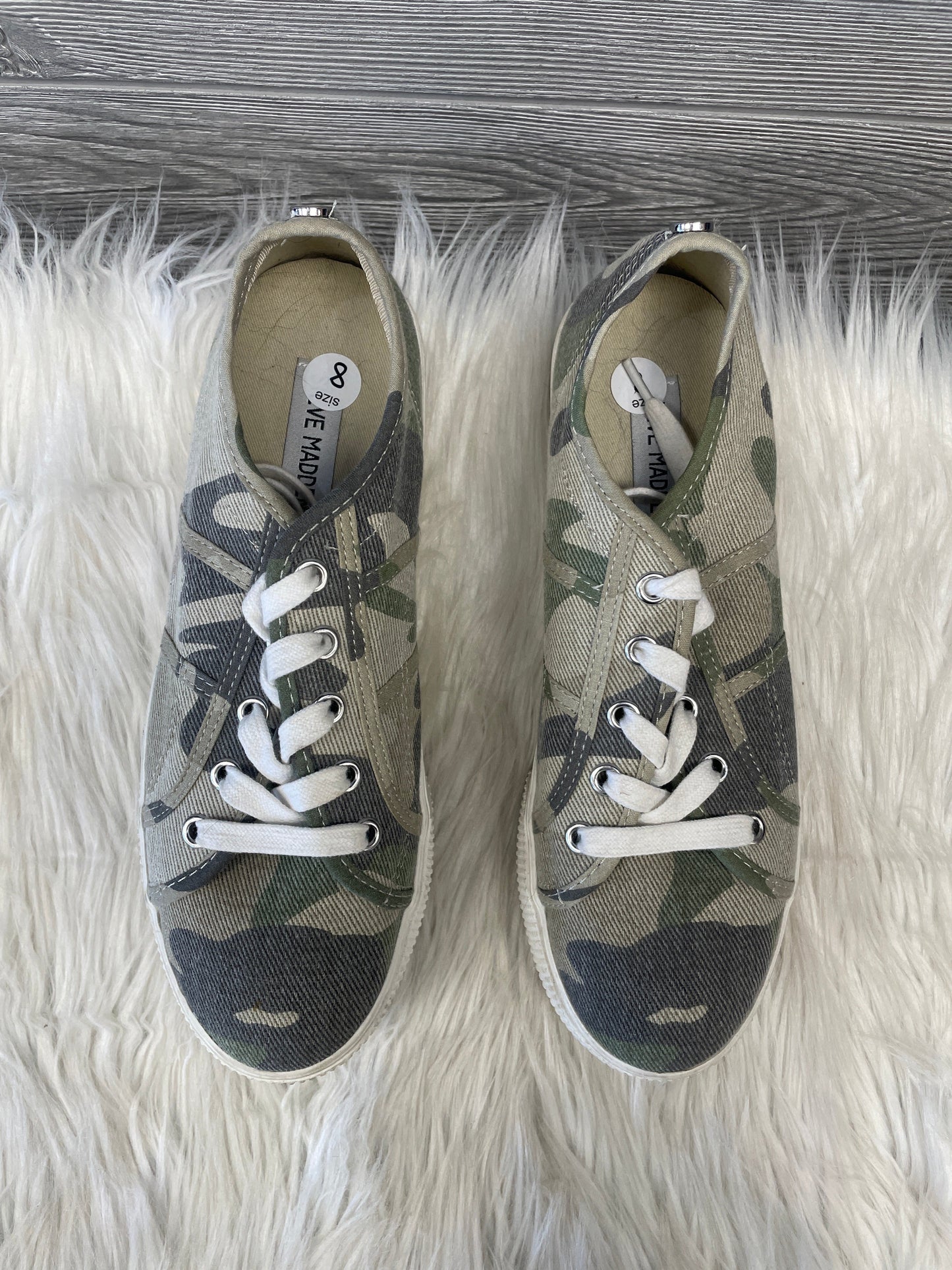 Shoes Flats By Steve Madden In Camouflage Print, Size: 8