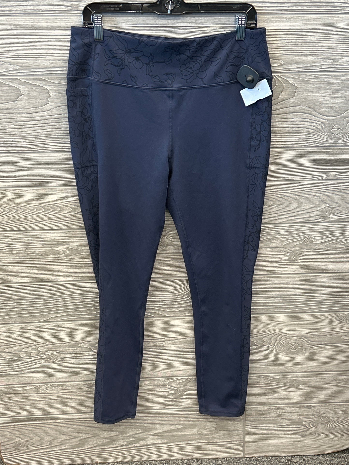 Athletic Leggings By Skechers In Blue, Size: Xl