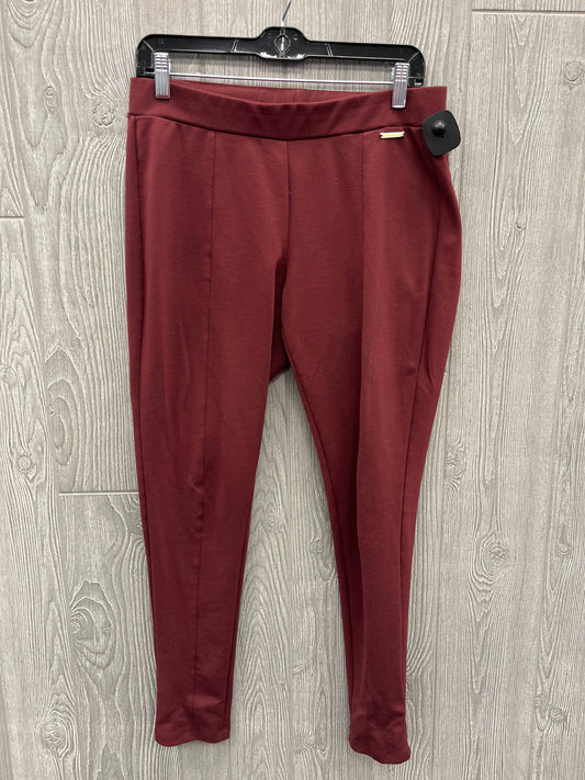 Pants Leggings By Michael By Michael Kors In Red, Size: M