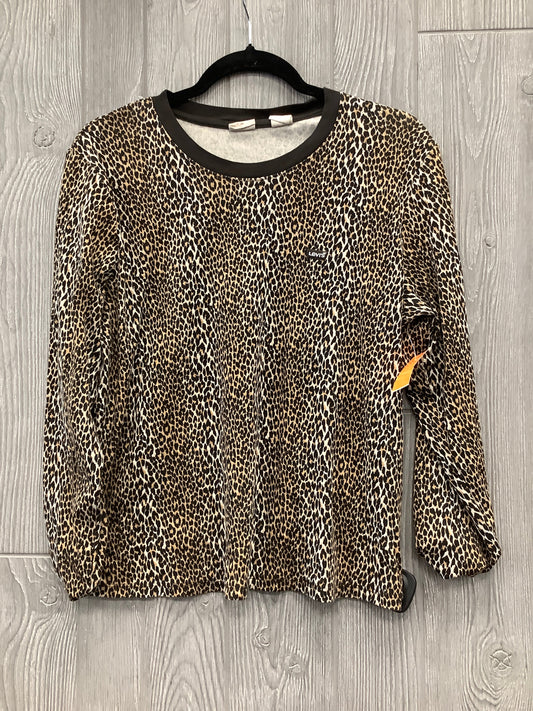 Top Long Sleeve By Clothes Mentor In Animal Print, Size: 2x