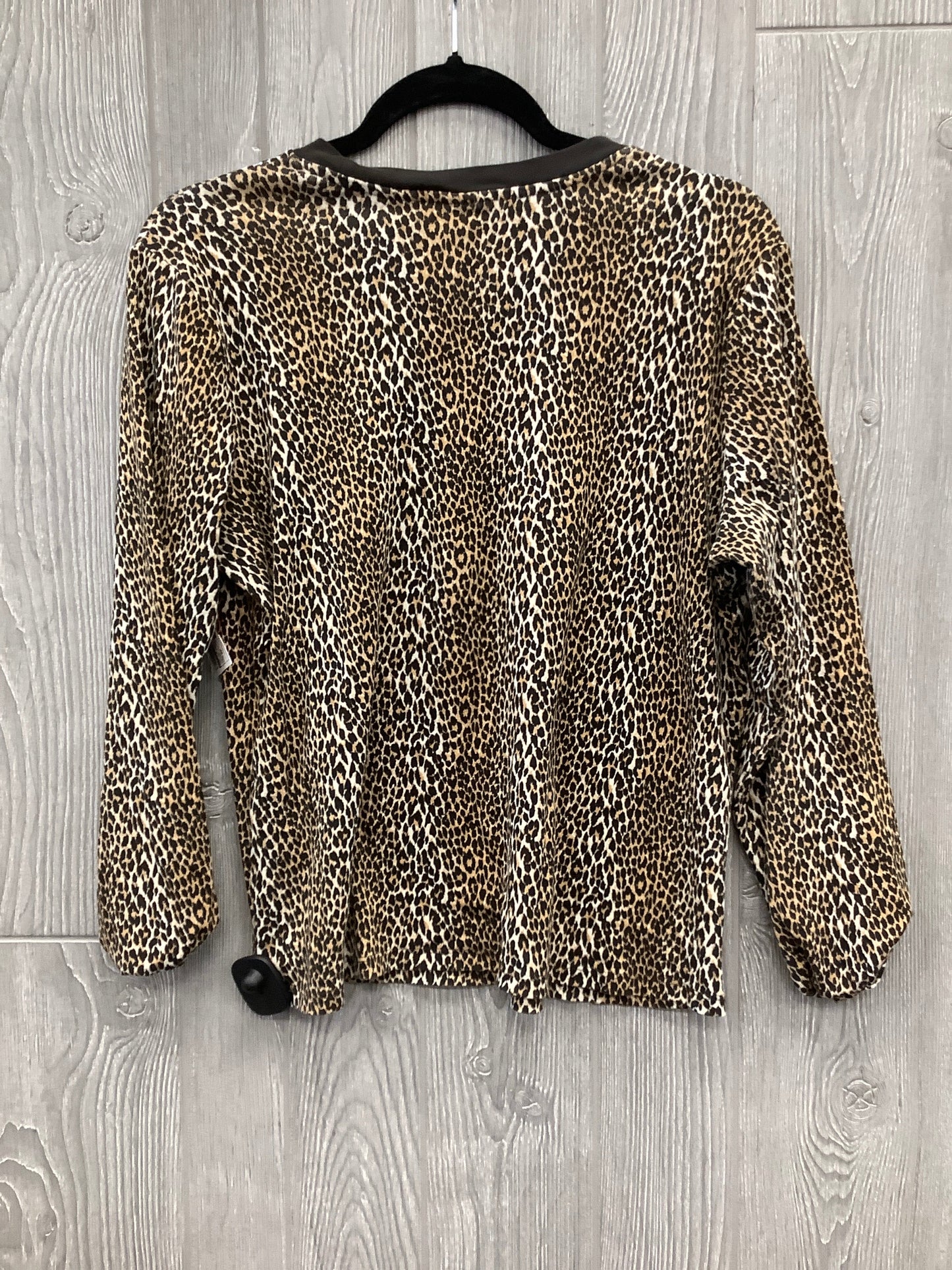 Top Long Sleeve By Clothes Mentor In Animal Print, Size: 2x