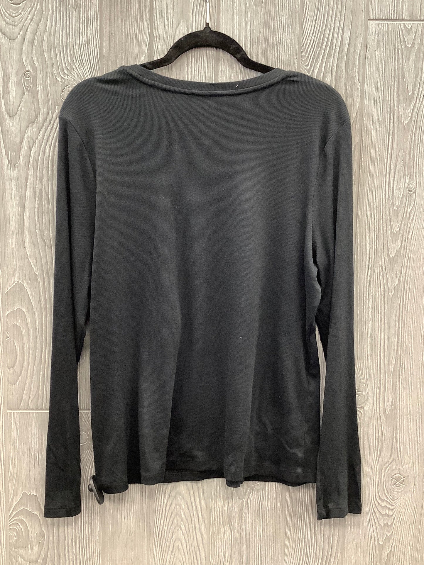 Top Long Sleeve Basic By A New Day In Black, Size: Xl