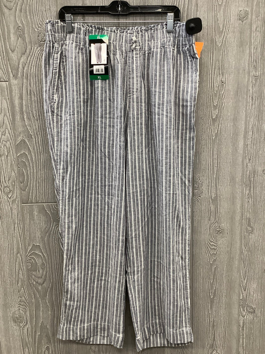 Pants Lounge By Briggs In Blue, Size: Xl