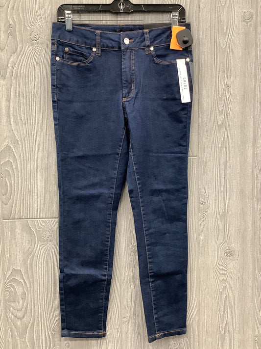 Jeans Skinny By Tahari By Arthur Levine In Blue, Size: 6