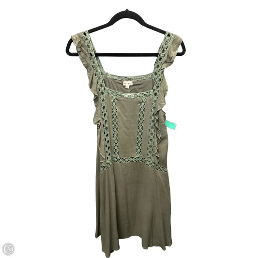 Dress Casual Midi By Hem & Thread In Green, Size: S