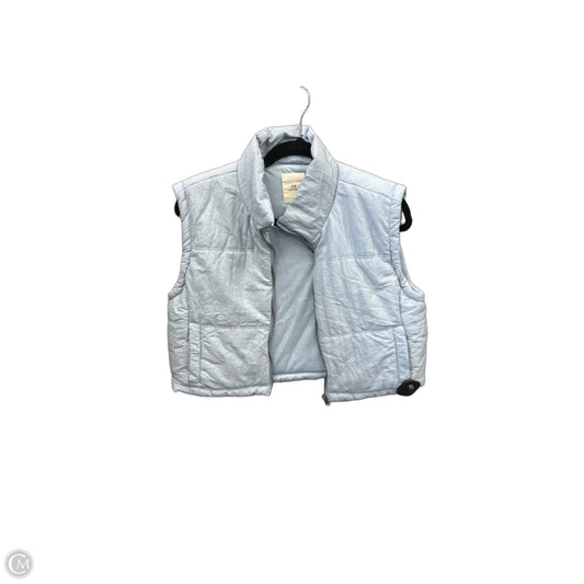 Vest Puffer & Quilted By Thread And Supply In Blue, Size: S