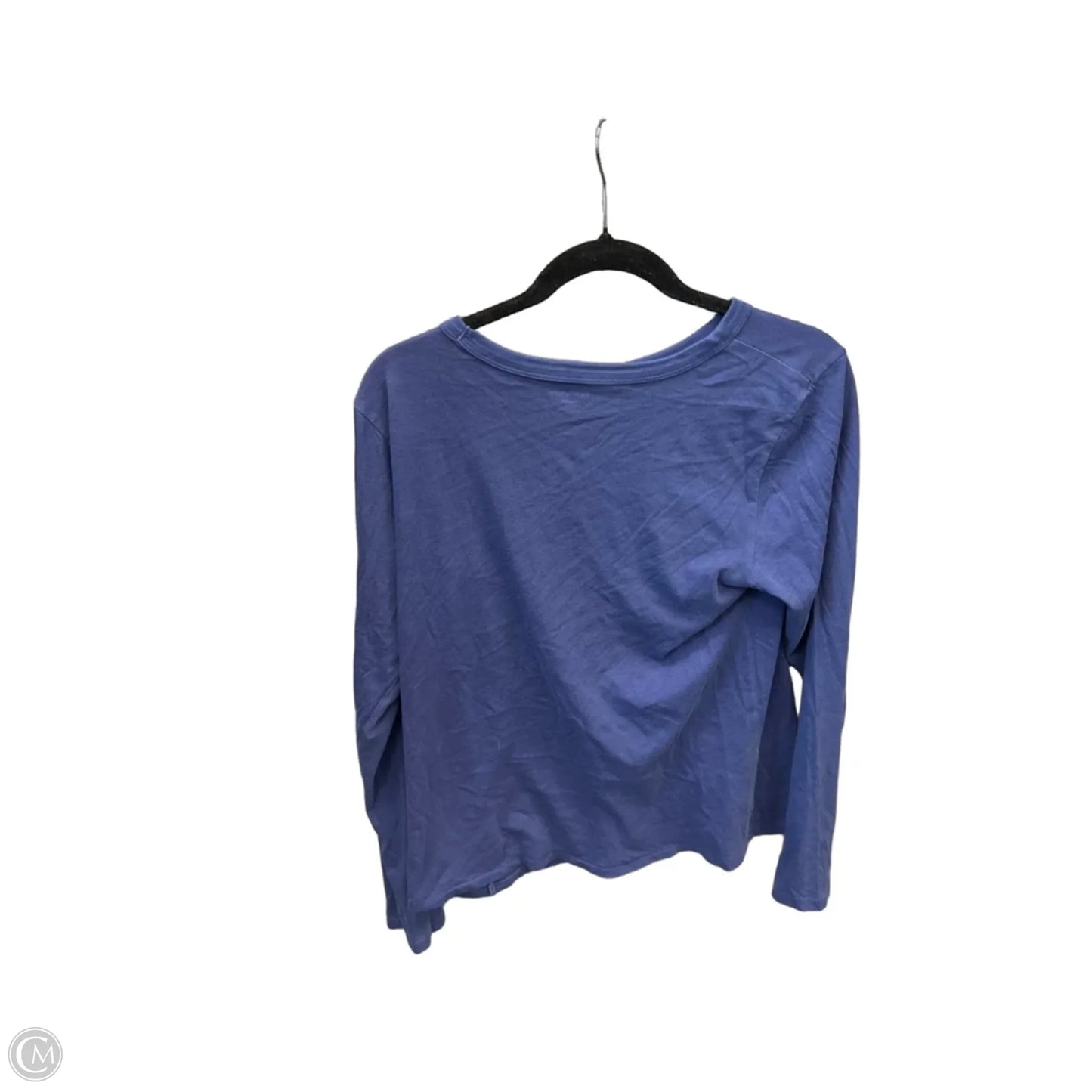 Top Long Sleeve Basic By Old Navy In Blue, Size: M