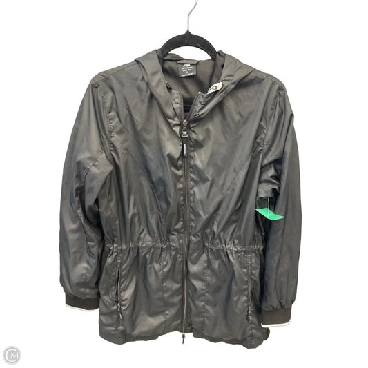 Jacket Windbreaker By New Balance In Black, Size: Xl