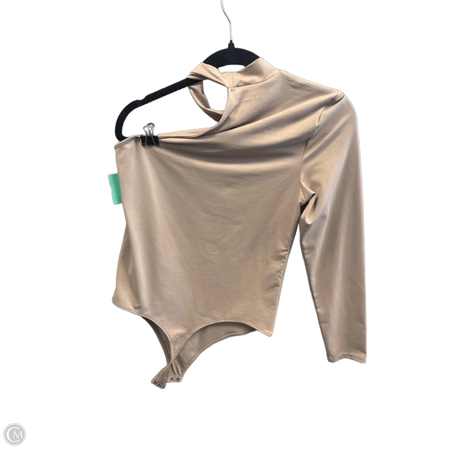 Top Long Sleeve By Abercrombie And Fitch In Beige, Size: L