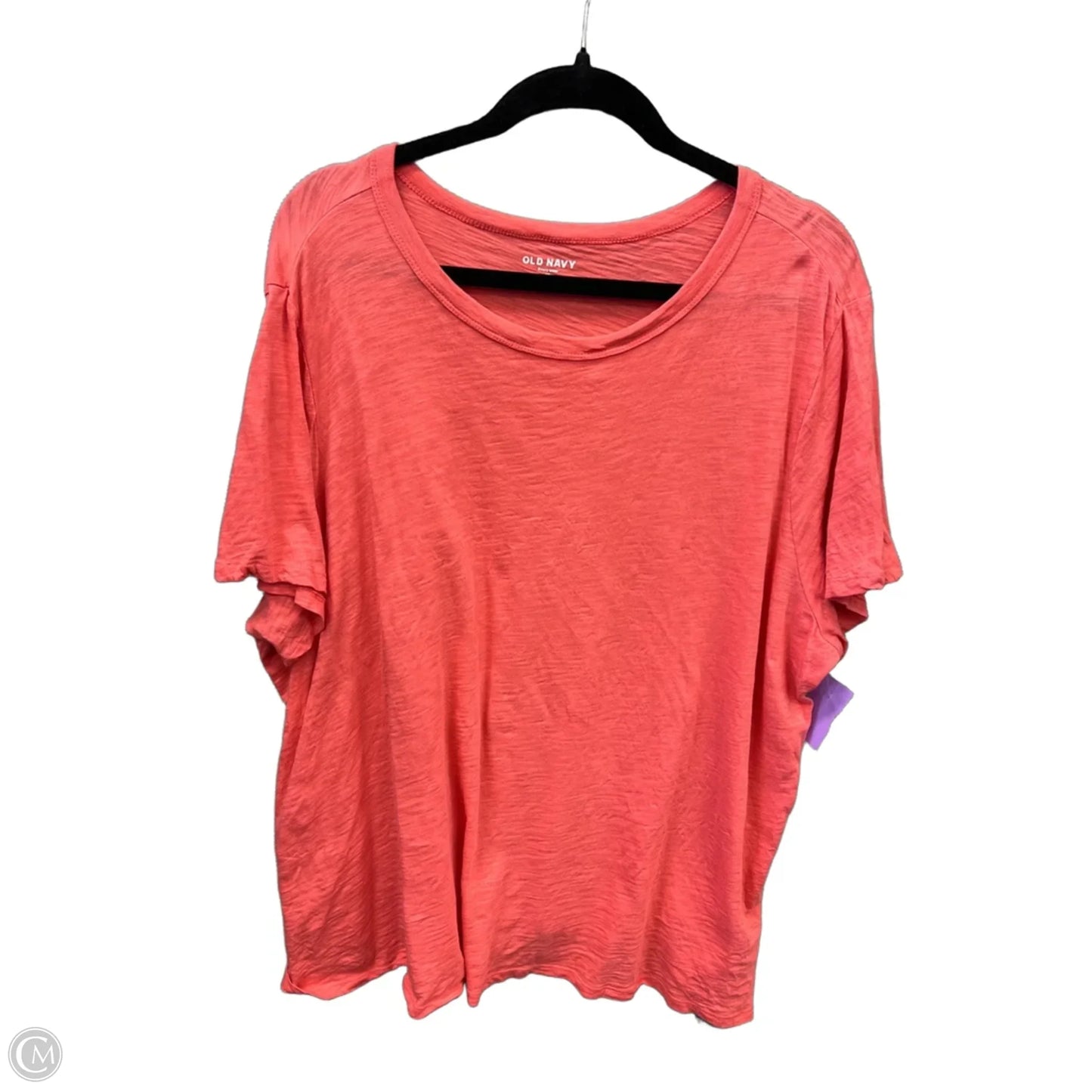 Top Short Sleeve By Old Navy In Pink, Size: 2x