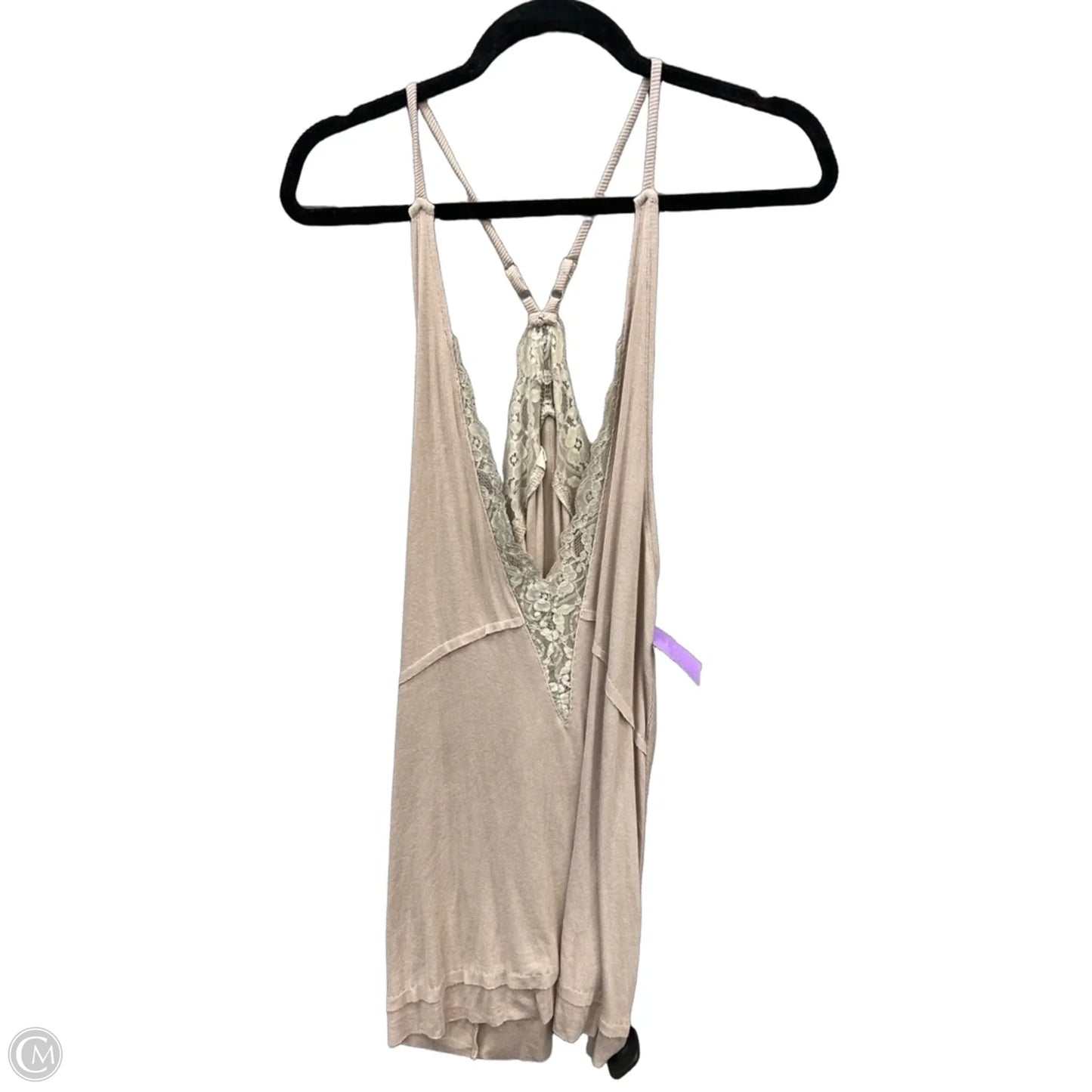 Top Sleeveless By Pol In Cream, Size: S