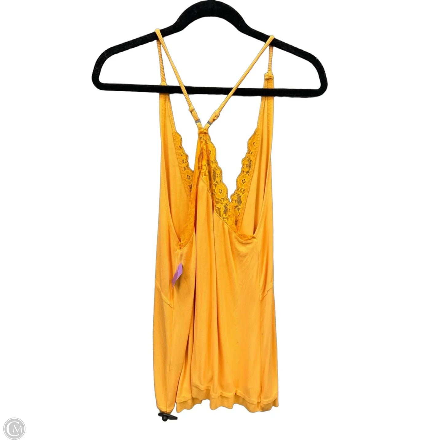 Top Sleeveless By Pol In Yellow, Size: S