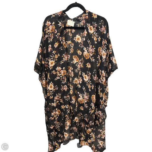 Kimono By Clothes Mentor In Black, Size: Osfm