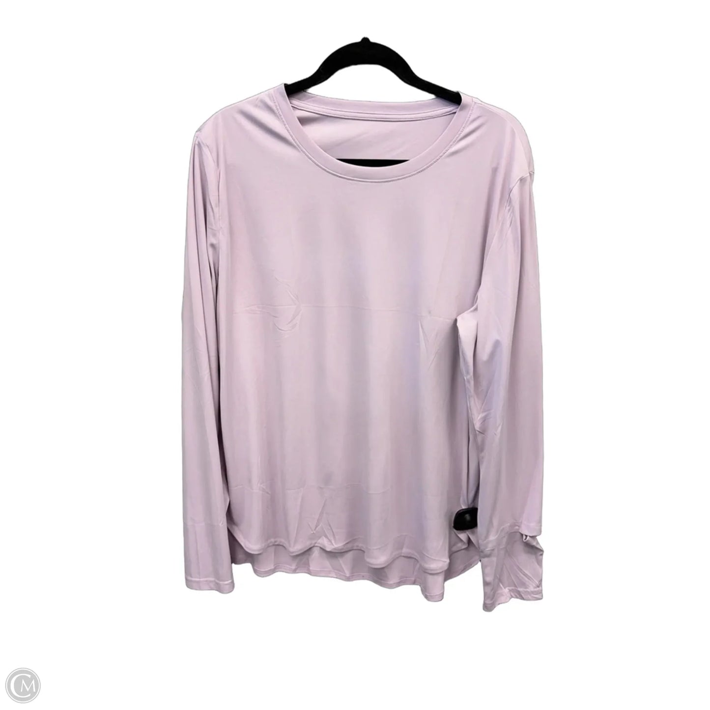 Athletic Top Long Sleeve Crewneck By Clothes Mentor In Purple, Size: 2x