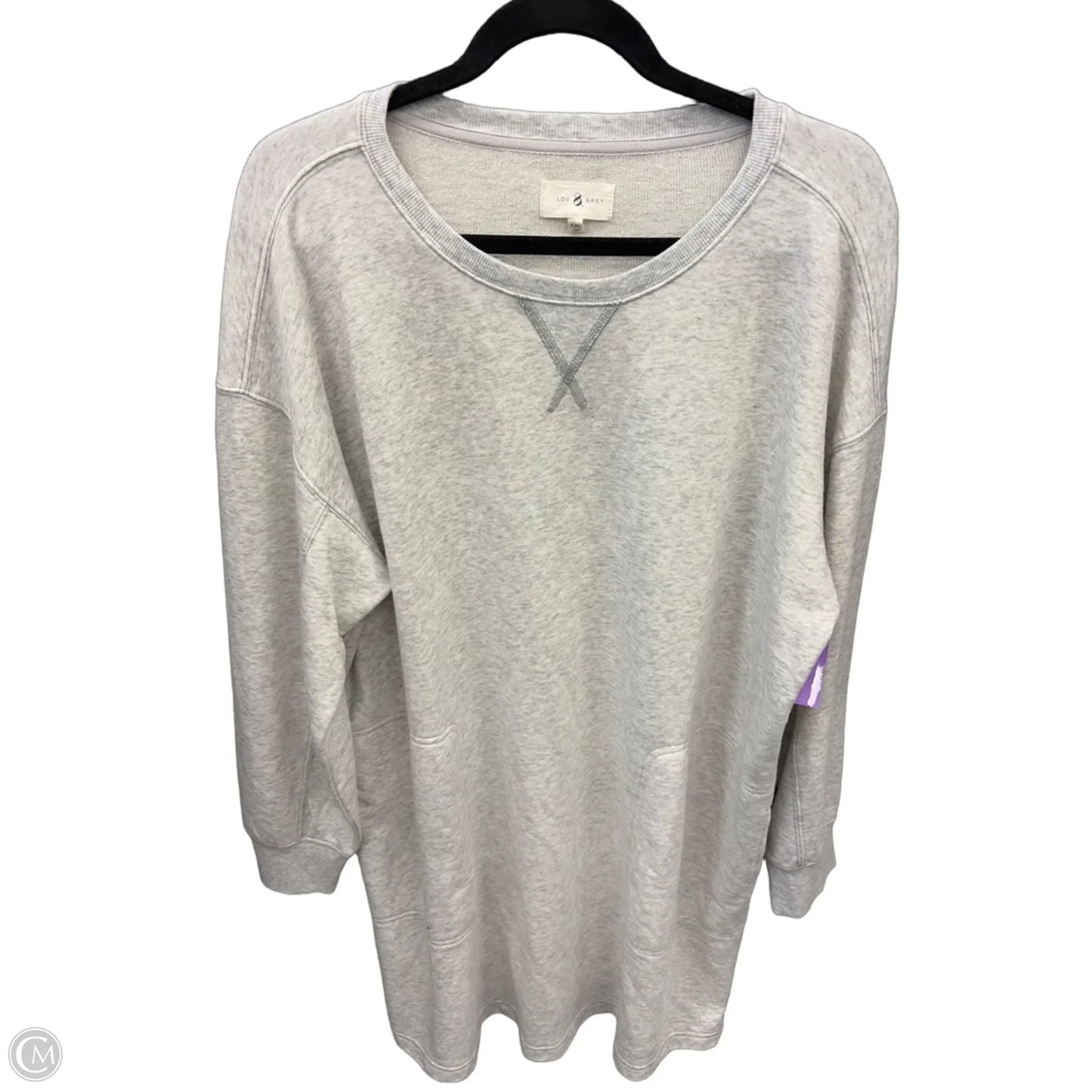 Dress Casual Midi By Lou And Grey In Grey, Size: Xxl