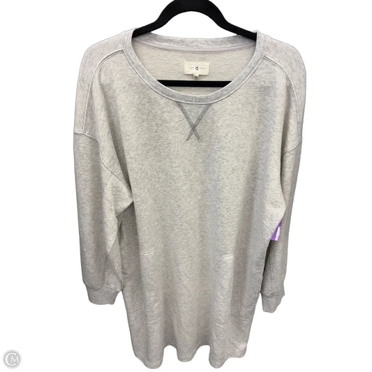 Dress Casual Midi By Lou And Grey In Grey, Size: Xxl