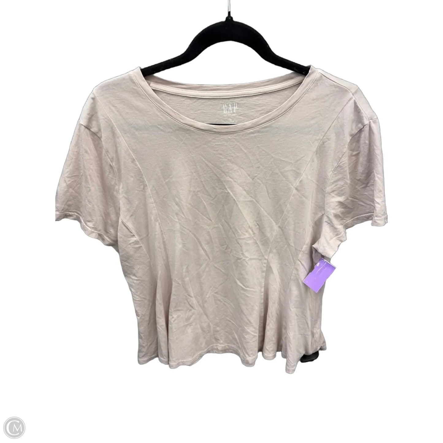 Top Short Sleeve By Gap In Pink, Size: Xl