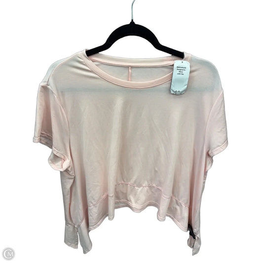 Top Short Sleeve By Baleaf In Pink, Size: Xl