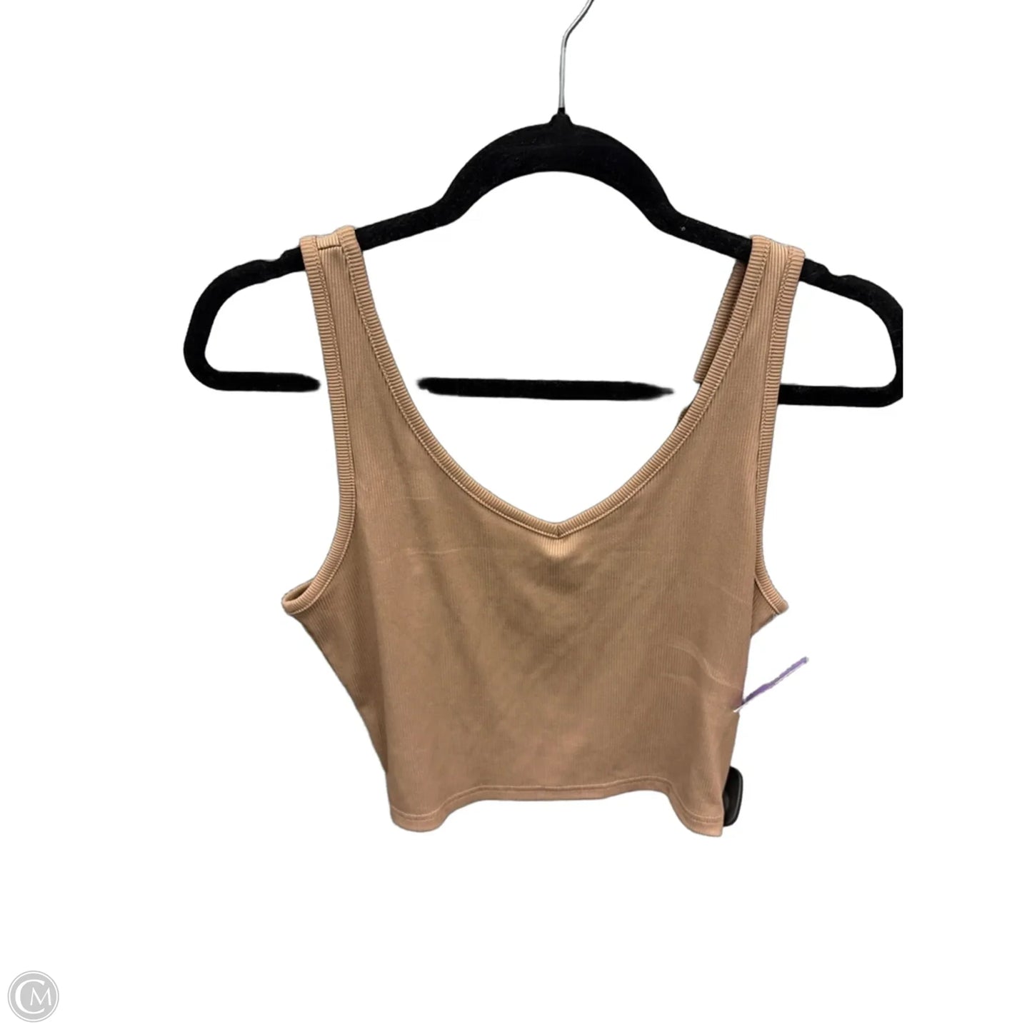 Top Sleeveless By Shein In Brown, Size: L