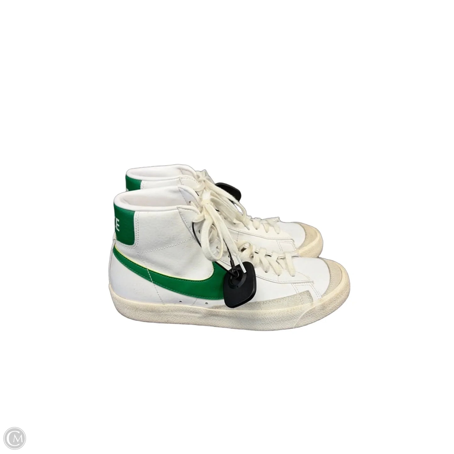 Shoes Sneakers By Nike In Green & White, Size: 9.5