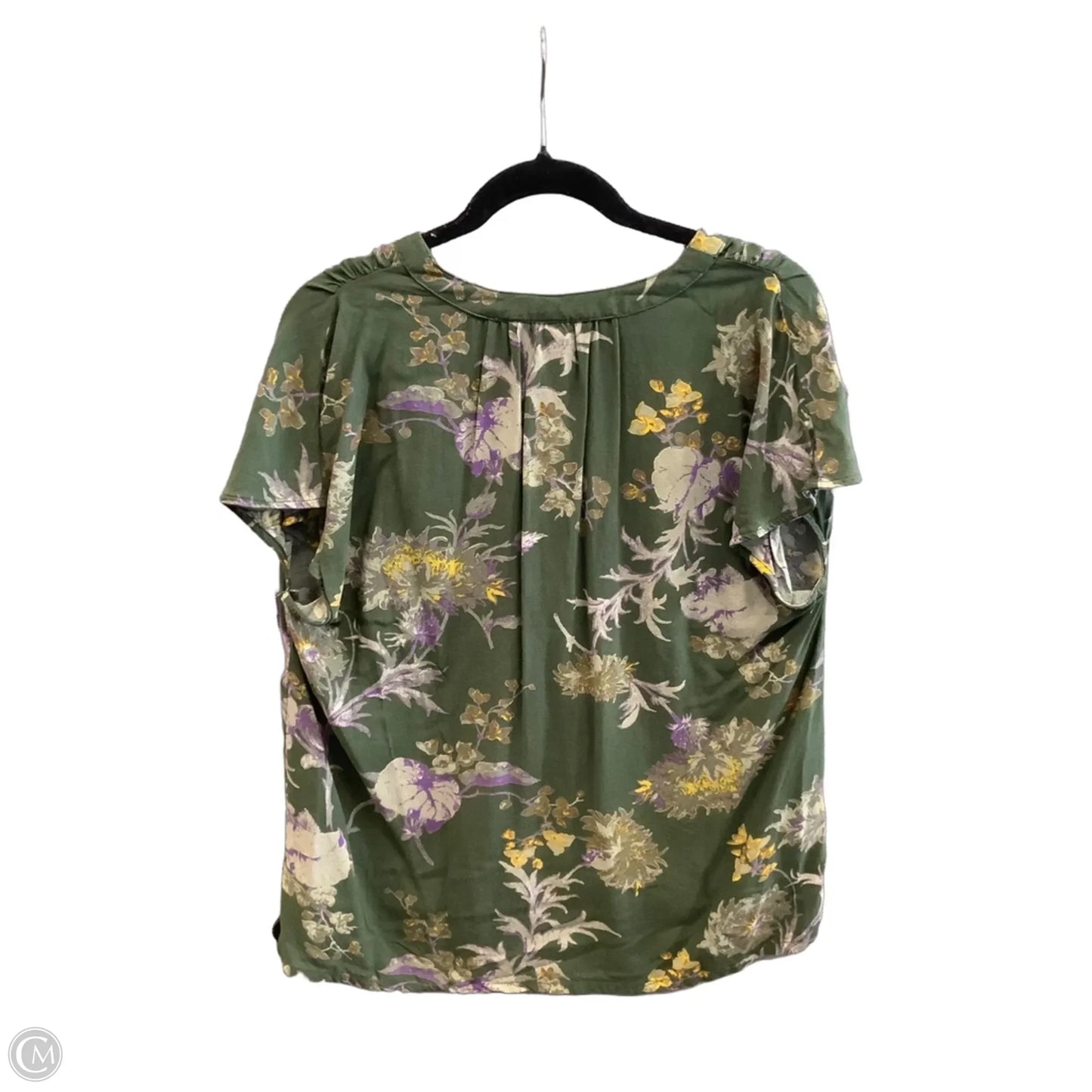 Top Short Sleeve By Logg In Green, Size: M