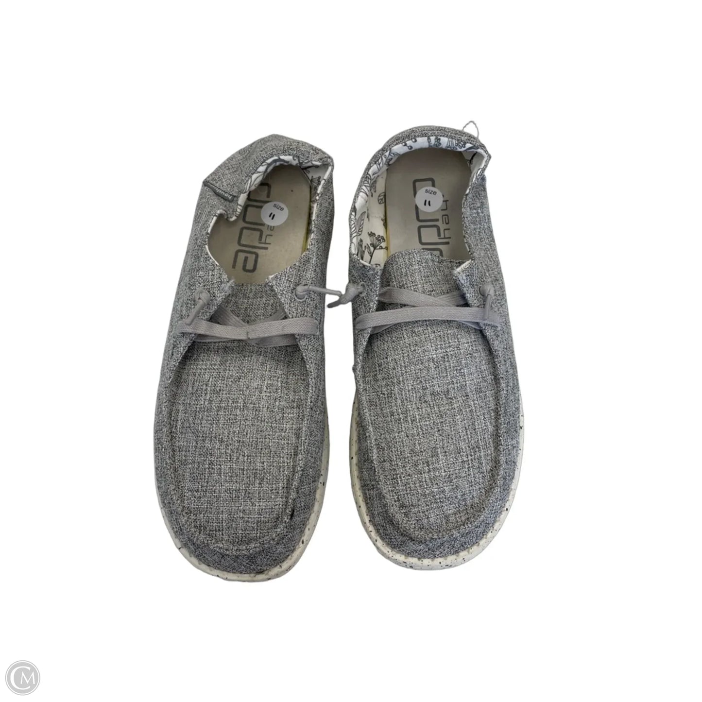 Shoes Sneakers By Hey Dude In Grey, Size: 11