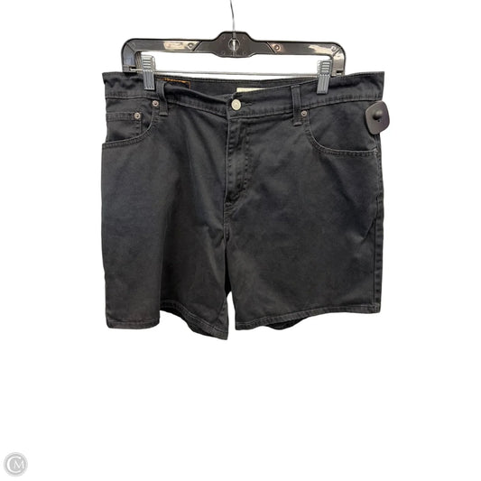 Shorts By Levis In Black Denim, Size: 16