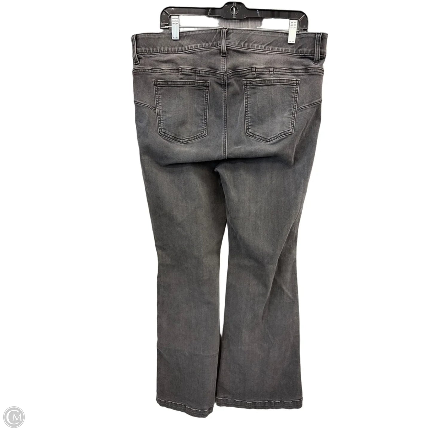Jeans Flared By Torrid In Black Denim, Size: 16