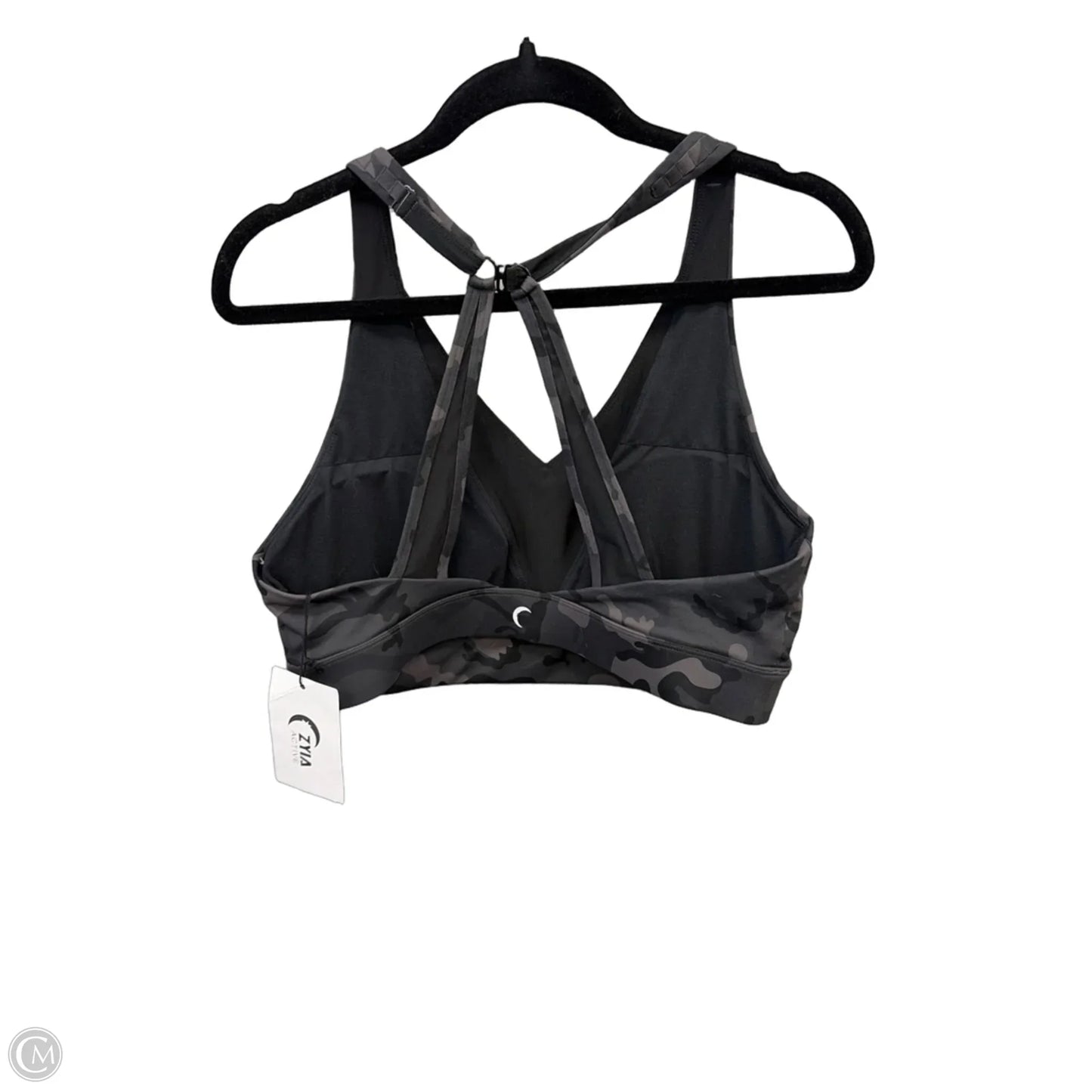 Athletic Bra By Clothes Mentor In Black, Size: 1x
