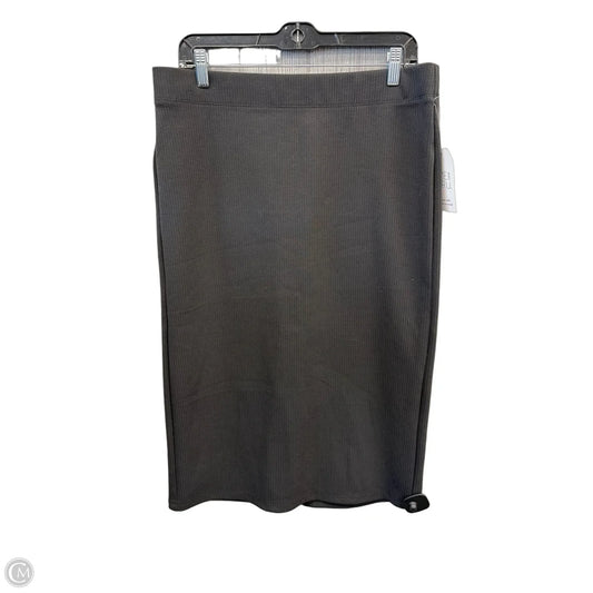 Skirt Maxi By Time And Tru In Black, Size: 12