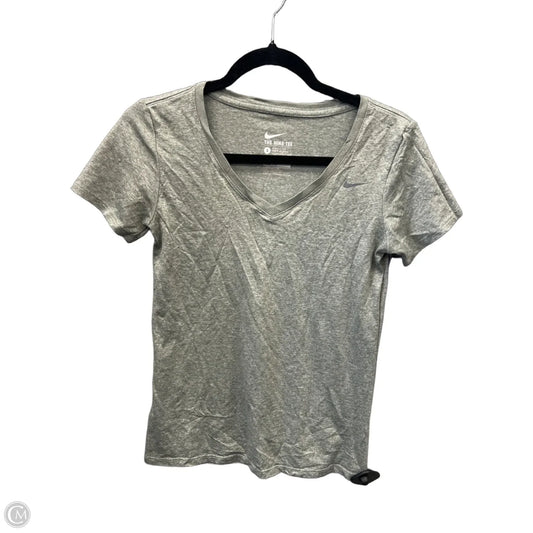 Athletic Top Short Sleeve By Nike Apparel In Green, Size: S