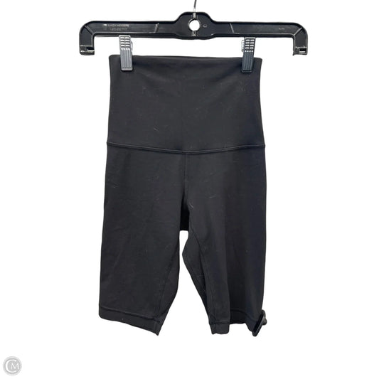 Athletic Shorts By Lululemon In Black, Size: Xs
