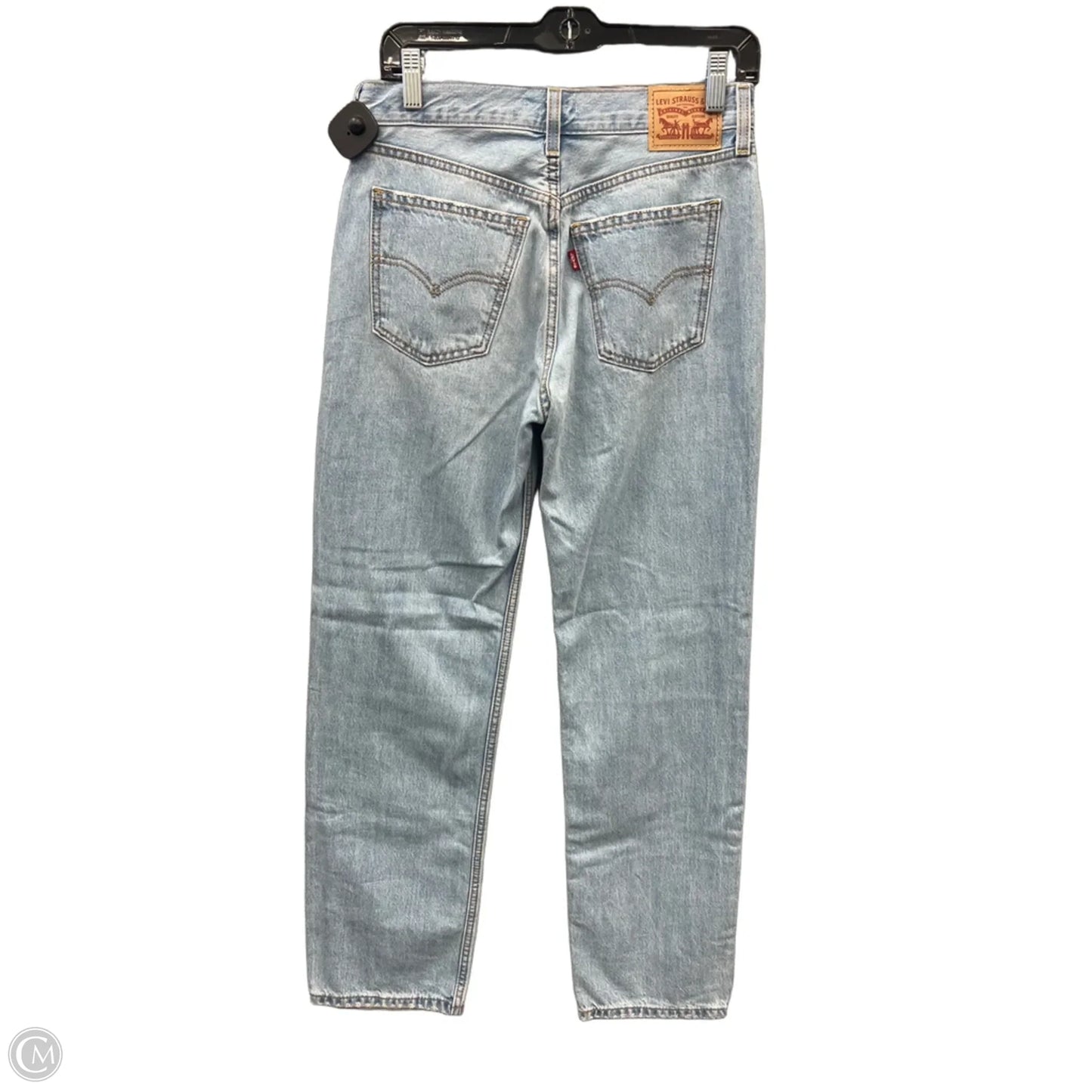 Jeans Straight By Levis In Blue Denim, Size: 2