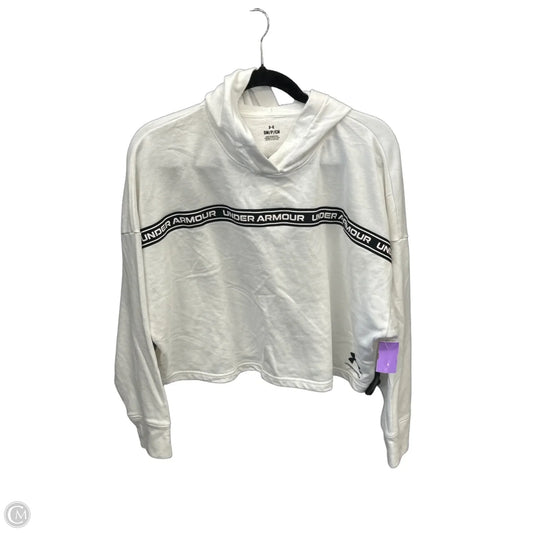 Athletic Sweatshirt Hoodie By Under Armour In Yellow, Size: S