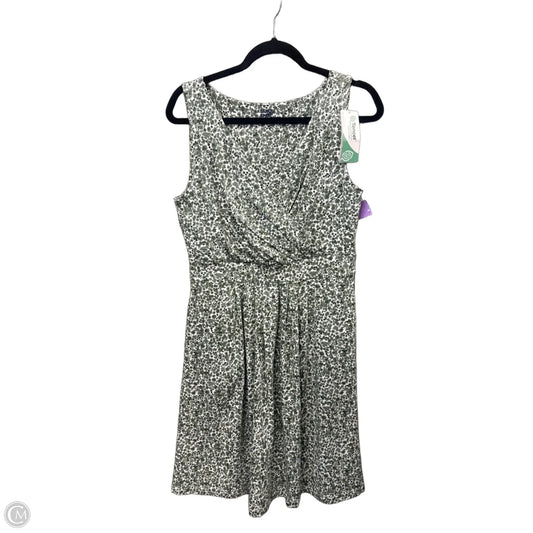 Dress Casual Midi By Lands End In Green, Size: M
