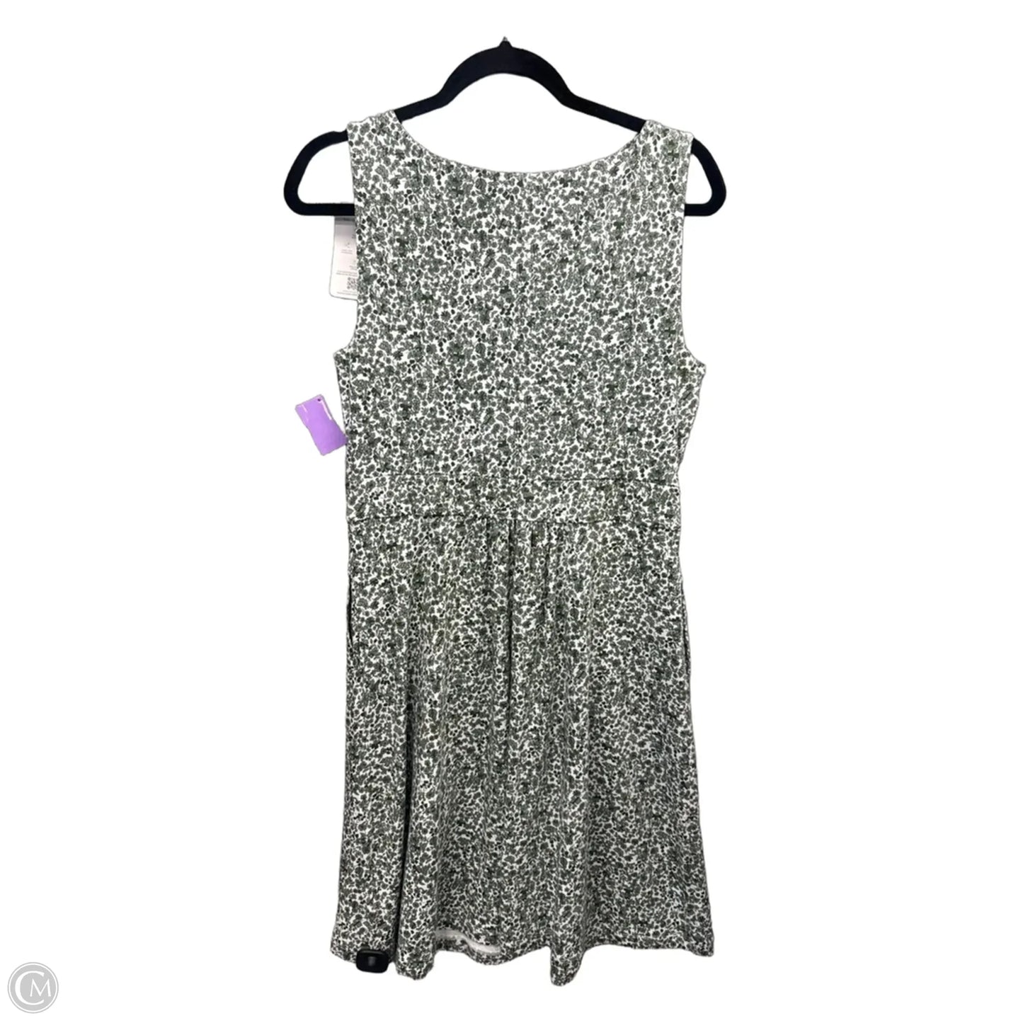 Dress Casual Midi By Lands End In Green, Size: M