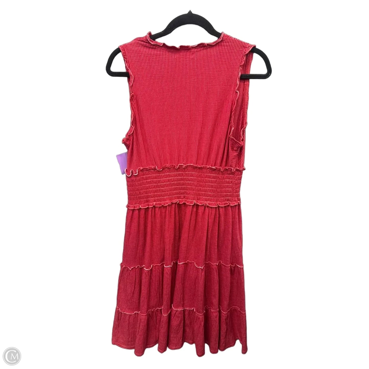 Dress Casual Midi By Max Studio In Red, Size: L