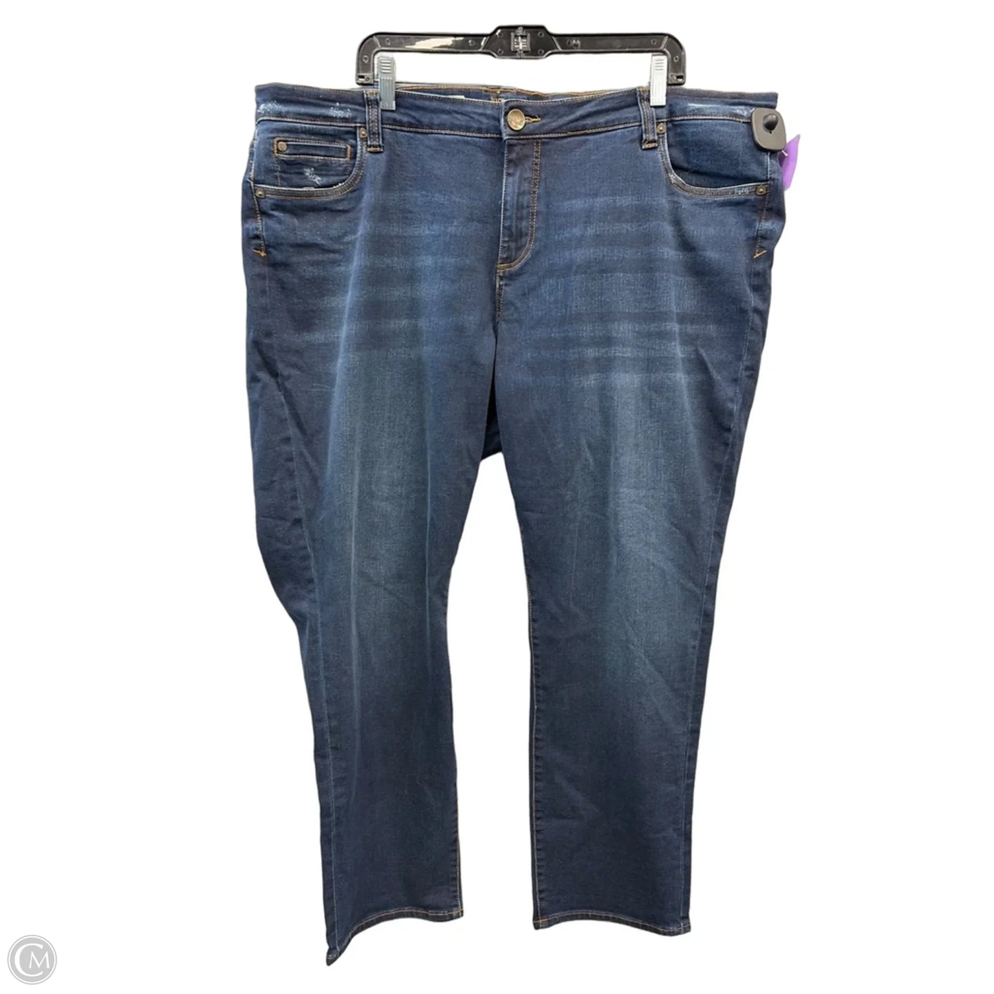 Jeans Boyfriend By Kut In Blue Denim, Size: 22